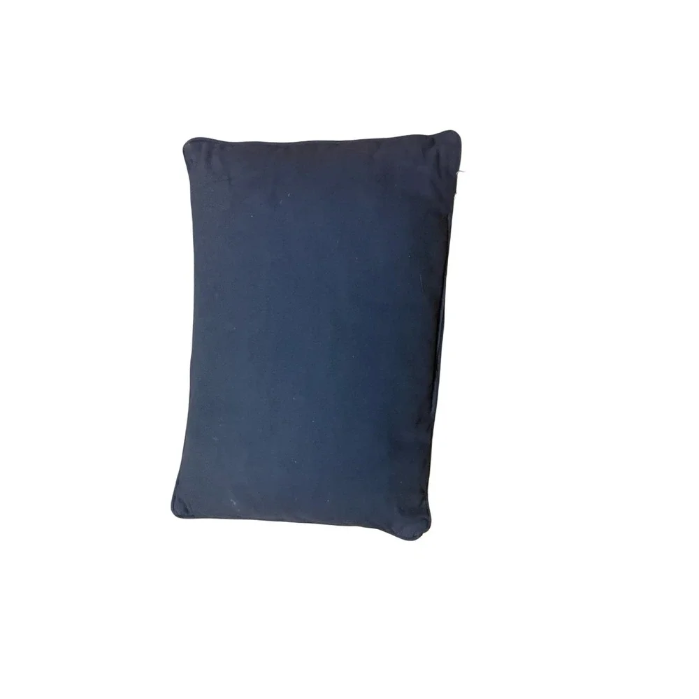 Christmas‎ Tapestry Throw Pillow Moose Bear Snowman Winter Navy Blue Holiday